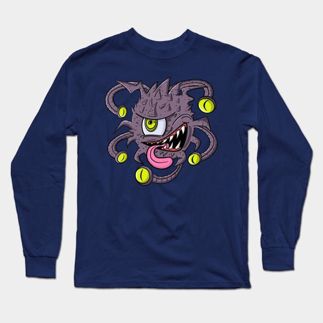 Grey Beholder Long Sleeve T-Shirt by Brianjstumbaugh